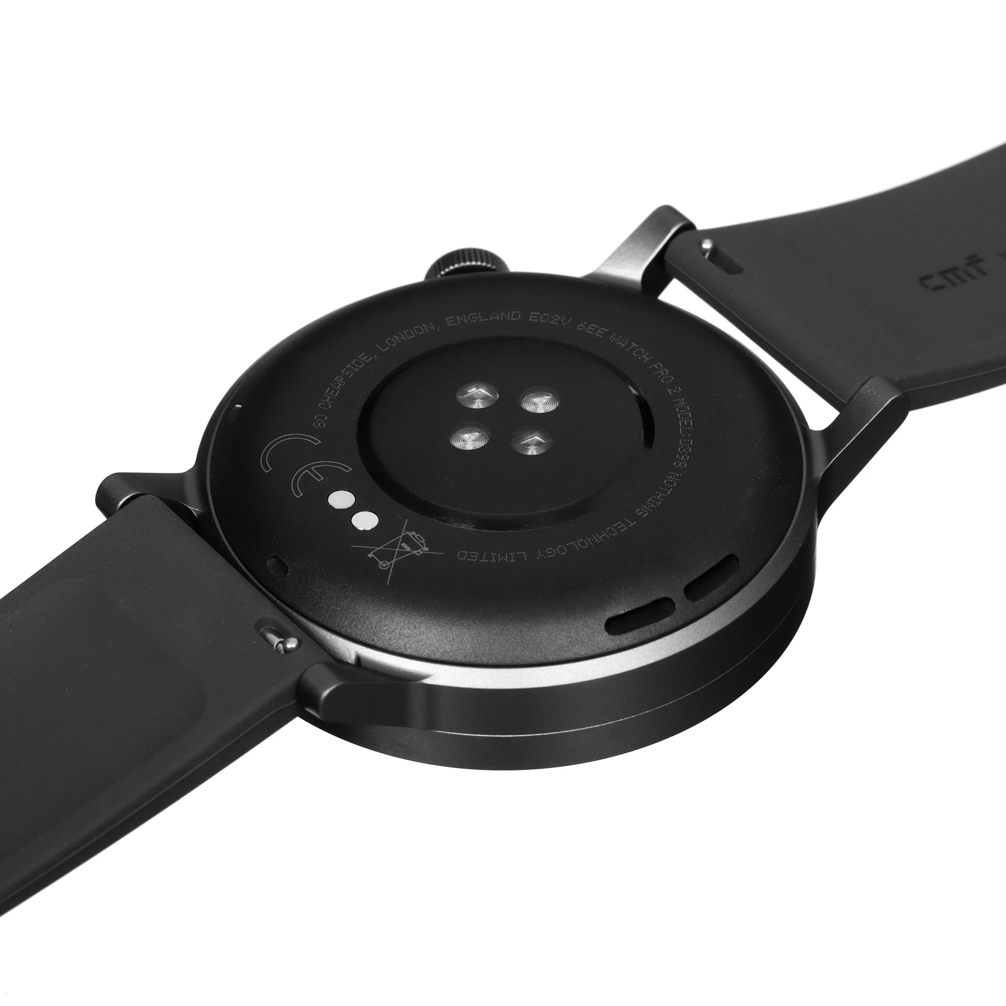 Смарт-часы CMF by Nothing Watch Pro 2 - тёмно-серый безель, тёмно-серый силиконовый ремешок