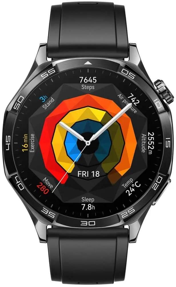 Смарт-часы Huawei Watch GT 5 - 46 mm, Black Fluoroelastomer