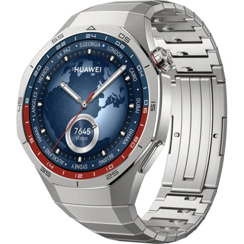 Смарт-часы Huawei Watch GT 5 Pro - 46 mm, Titanium Silver