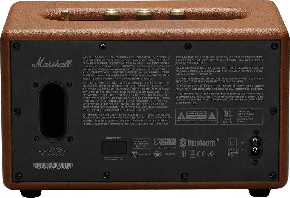Аудиосистема Marshall Acton II, Коричневый