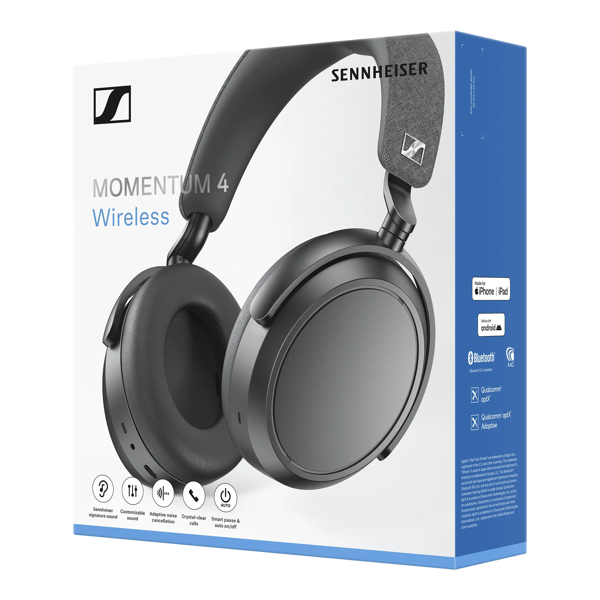 Наушники Sennheiser Momentum 4 Wireless Black