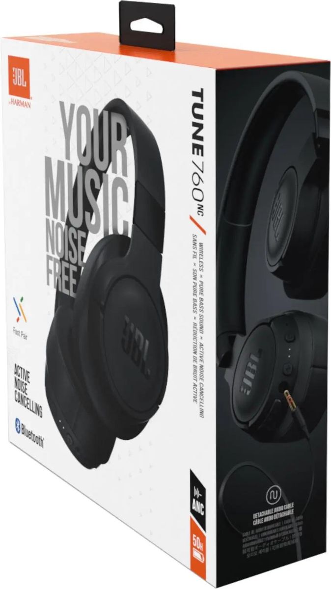 Наушники JBL Tune 760NC Black