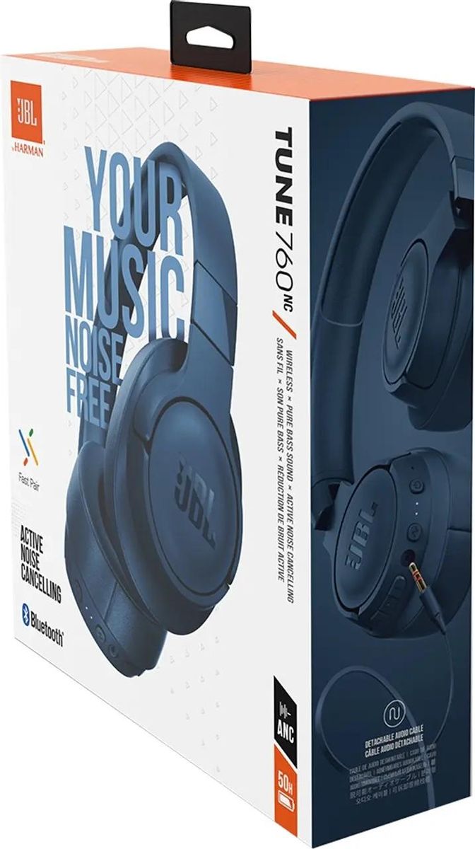 Наушники JBL Tune 760NC Blue