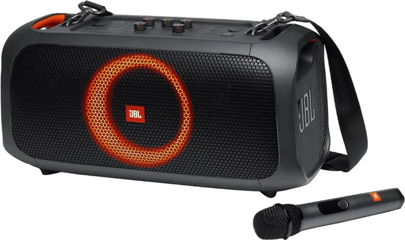 Беспроводная акустика JBL PartyBox On-The-Go (2 микрофона ), Black
