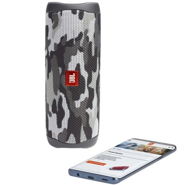 Беспроводная акустика JBL Flip 5 Arctic camouflage
