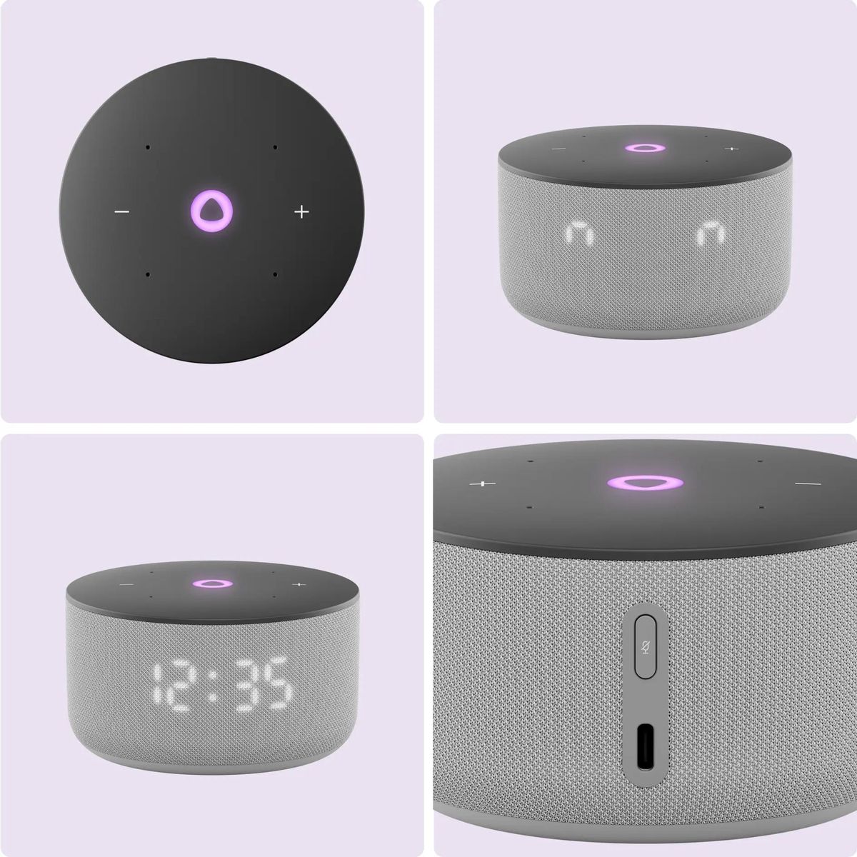 Яндекс Станция Мини 3 12 Вт, с YAaGPT, серебристый