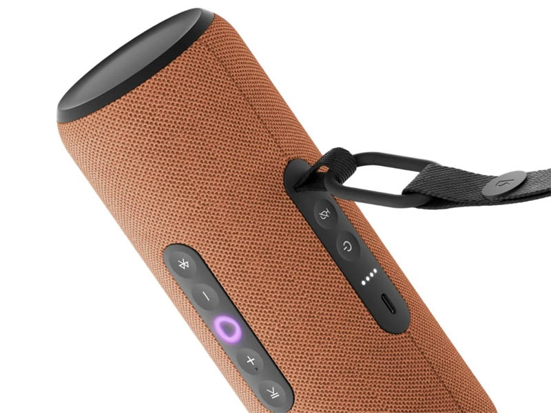 Умная портативная колонка Яндекс Станция Стрит Оранжевый