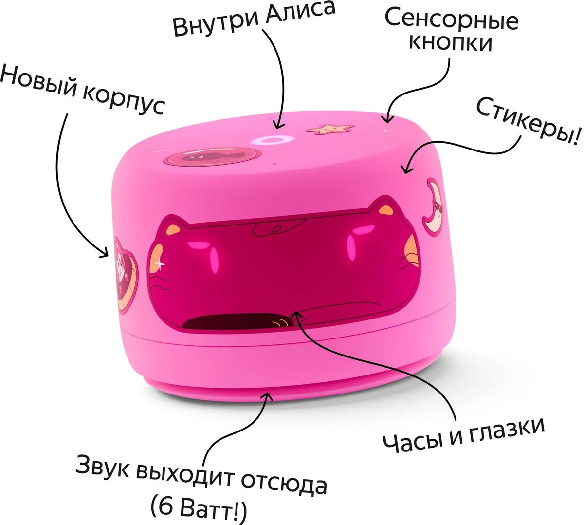 Умная колонка Яндекс станция лайт 2 - Розовый