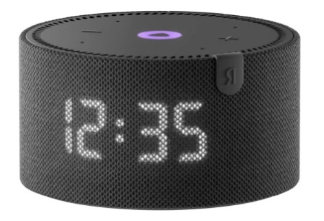 Умная колонка Яндекс Станция Мини 2 с часами, Черный оникс