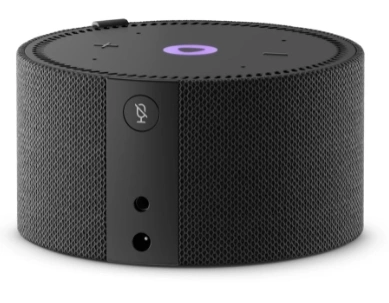 Умная колонка Яндекс Станция Мини 2 с часами, Черный оникс