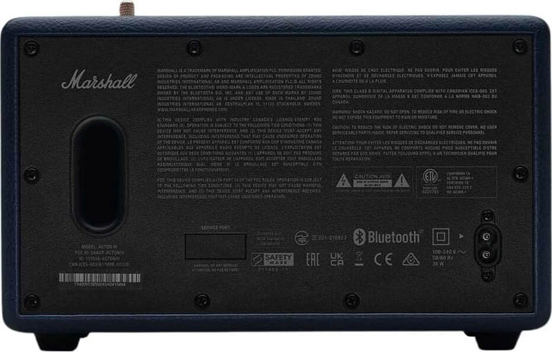 Аудиосистема Marshall Acton BT III, Синий