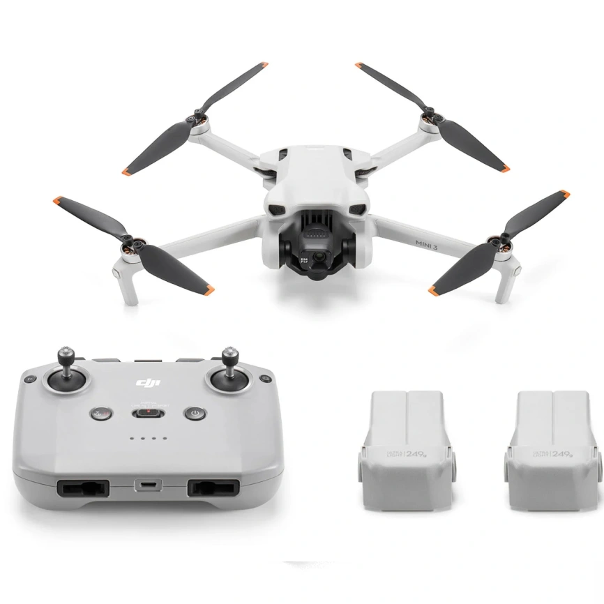 Квадрокоптер DJI Mini 3 Fly More Combo Plus (DJI RC-N1)