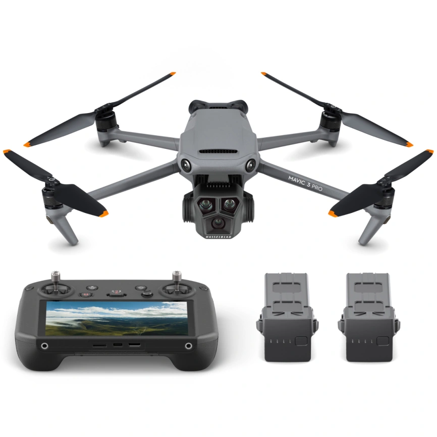 Квадрокоптер DJI Mavic 3 Pro Fly More Combo (DJI RC Pro) Gray