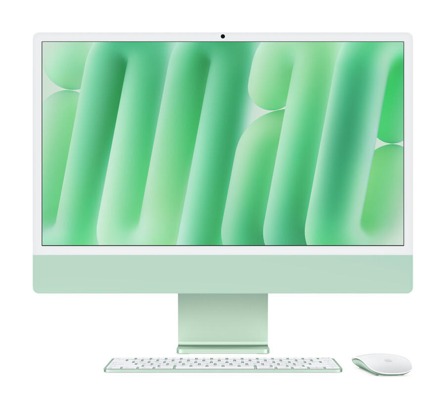 Моноблок Apple iMac 24 (2024) M4 16/256 ГБ Зеленый (MWUY3) 10C CPU / 10C GPU