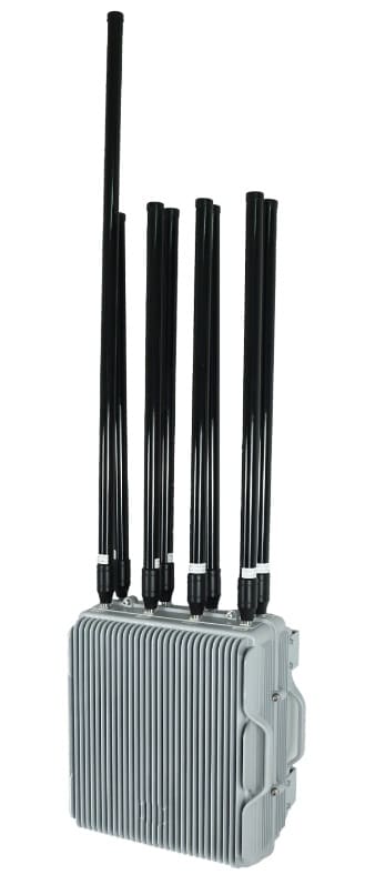Подавитель дронов Drone Jammer GW-UAV-OSJ10E Стационарный влагоустойчивый