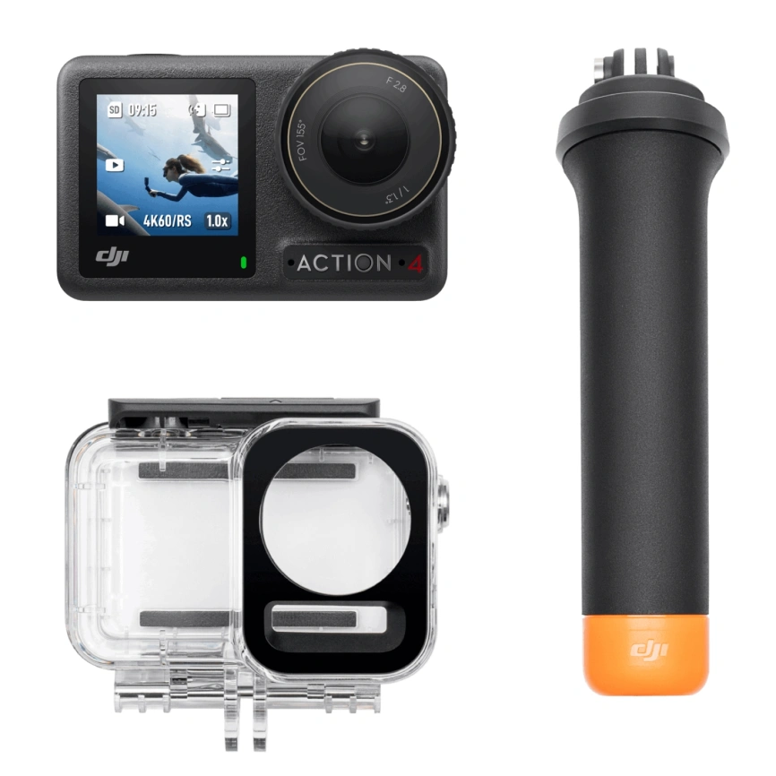Экшн-камера DJI Osmo Action 4 Diving Combo Black