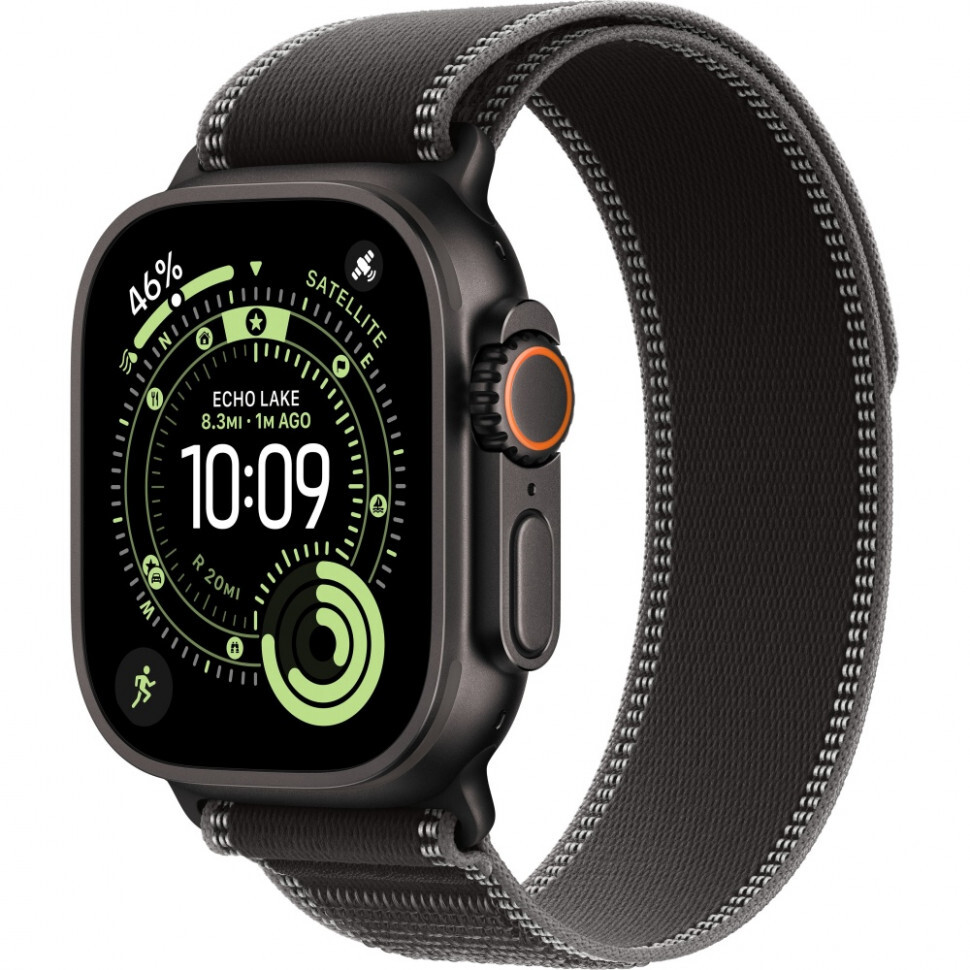 Умные часы Apple Watch Ultra 3 49 мм Black Titanium Trail Loop Черный