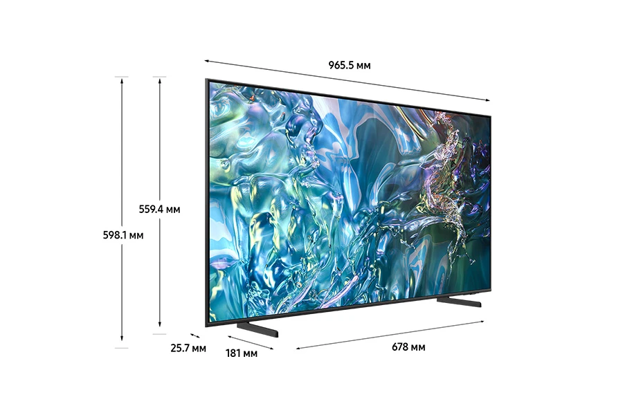 Телевизор Samsung 43" (109 см) QE43Q60DAUXRU серый