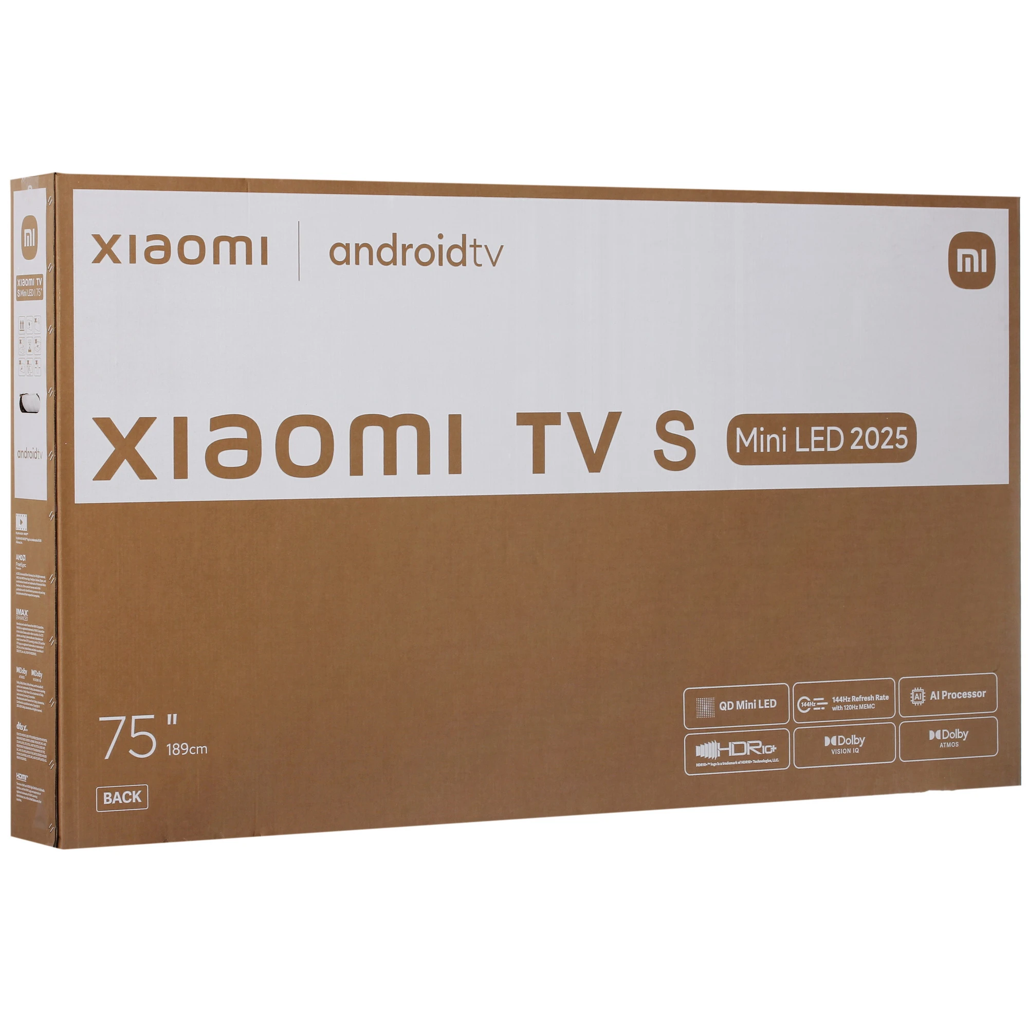 Телевизор Xiaomi TV S Mini 75" (190 см) L75MA-SPLRU черный