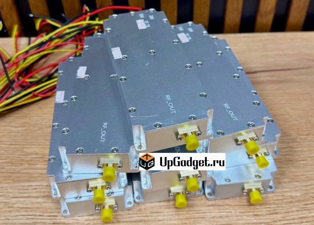 Генератор помех джаммер цифровой 50Вт для РЭБ и подавителей дронов