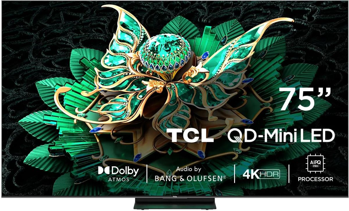 Телевизор TCL 75" (190 см) 75C7K черный