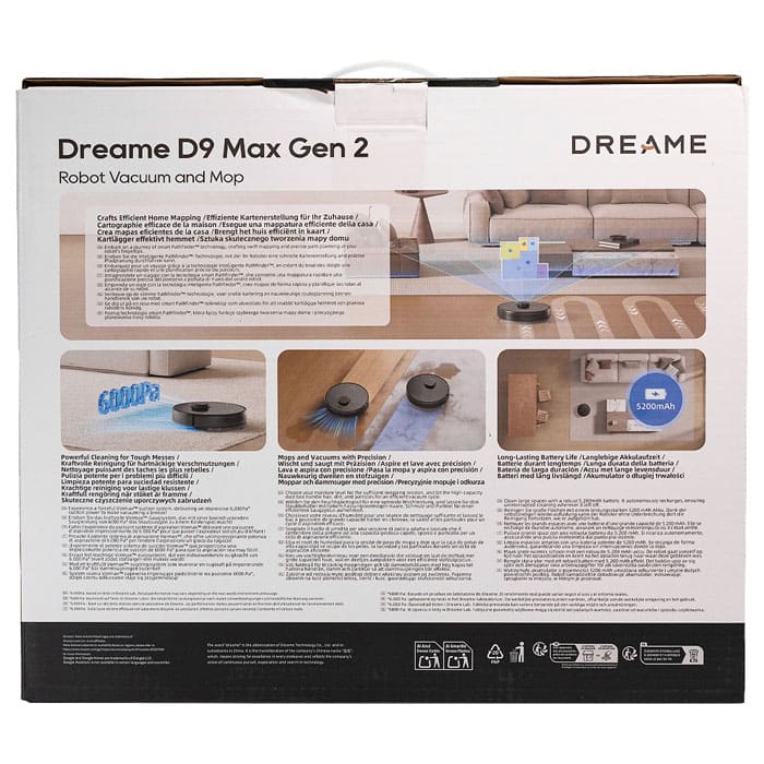 Робот-пылесос Dreame D9 MAX Black Global version Черный