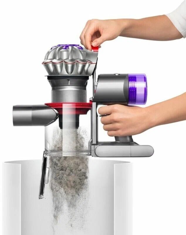 Вертикальный беспроводной пылесос Dyson V8 Advanced SV25 (Silver / Nickel)
