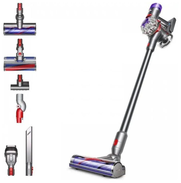 Беспроводной Пылесос Dyson V8 Absolute SV25 Silver/Nickel