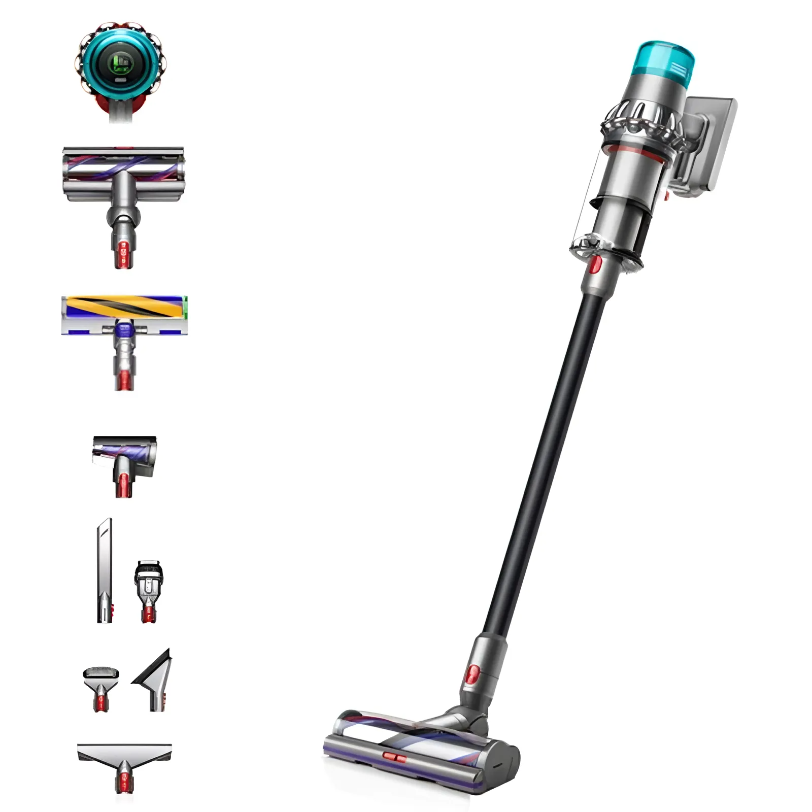 Беспроводной Пылесос Dyson V15 Detect Total Clean Nickel/Black