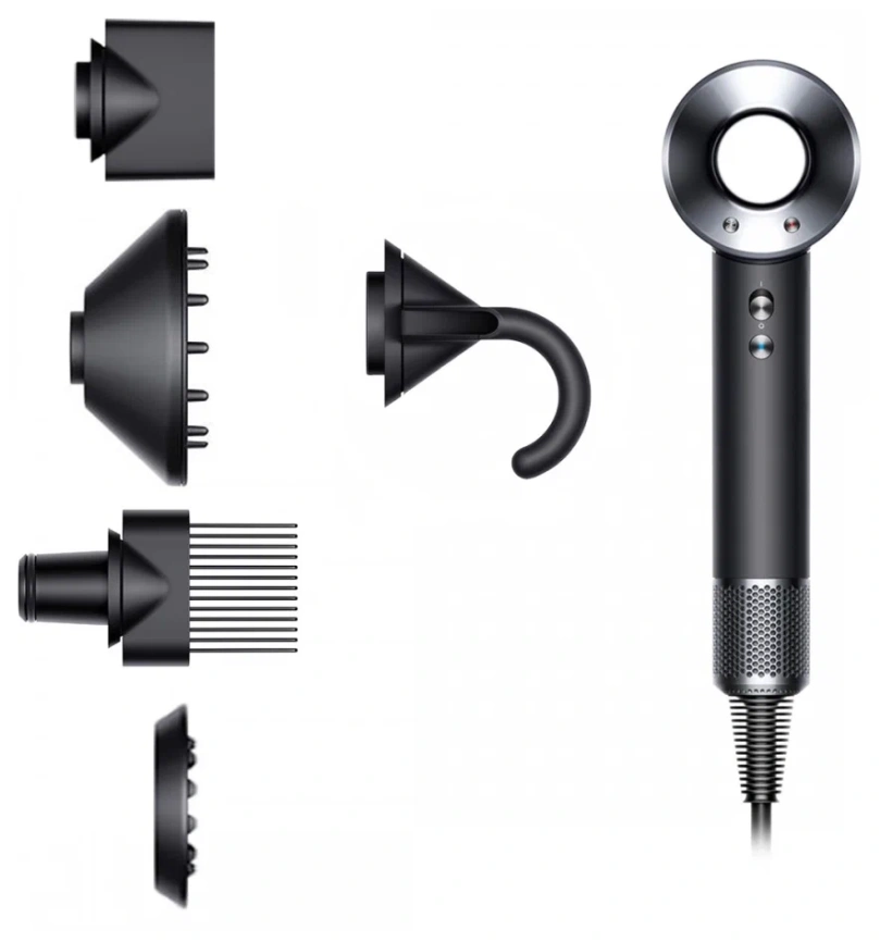 Фен Dyson Supersonic HD07 Black/Nickel