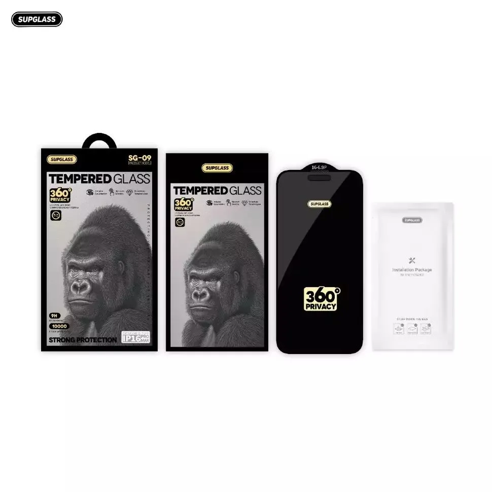 Защитное стекло SUPGLASS Privacy Glass SG-09 Антишпион для 17 Pro Max
