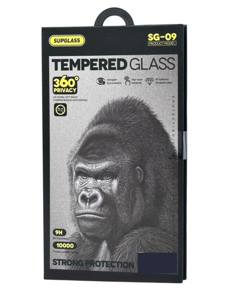 Защитное стекло SUPGLASS Privacy Glass SG-09 Антишпион для iPhone 17 Pro