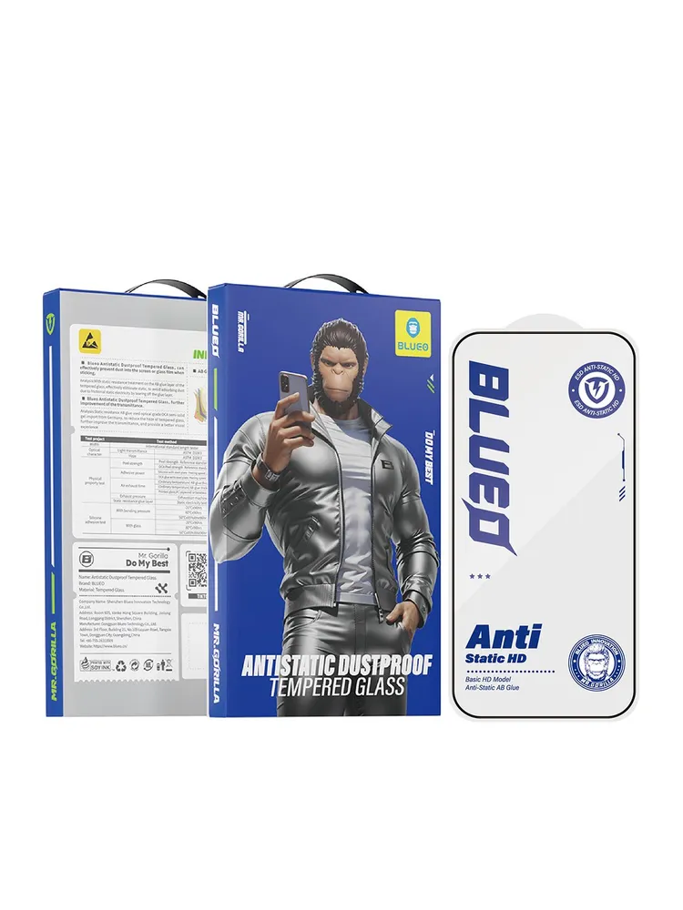 Защитное стекло BlueO Anti-Static для iPhone 17 Pro Max/16 Pro Max