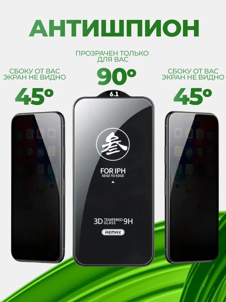 Защитное стекло GL-27 Remax Антишпион для iPhone 16 Pro Max