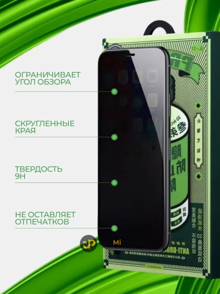 Защитное стекло GL-27 Remax Антишпион для iPhone 16