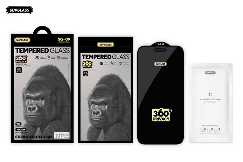 Защитное стекло SUPGLASS Privacy 360 Glass SG-09 для iPhone 16 Pro Max