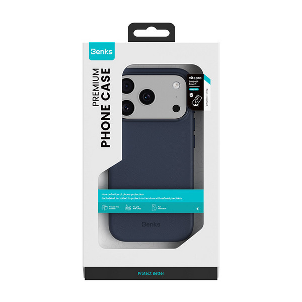 Чехол Benks VitaPro для iPhone 17 Pro, Blue