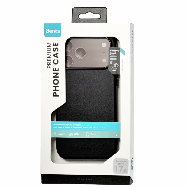 Чехол iPhone 17 Pro Max Benks VitaPro Case Black
