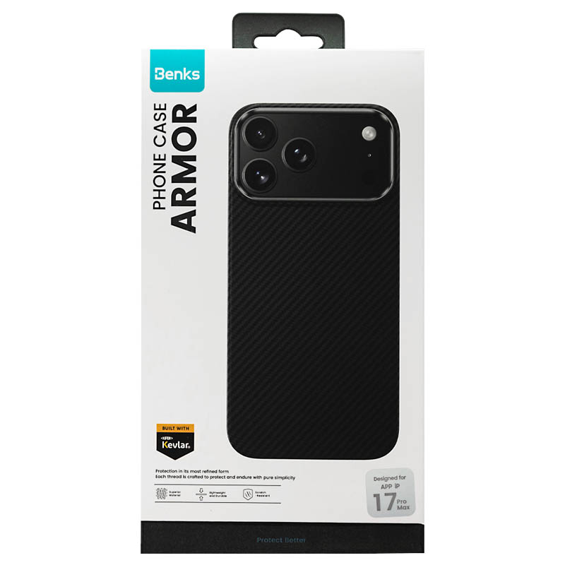 Чехол Benks Armor Air 600D iPhone 17 Pro Max Black