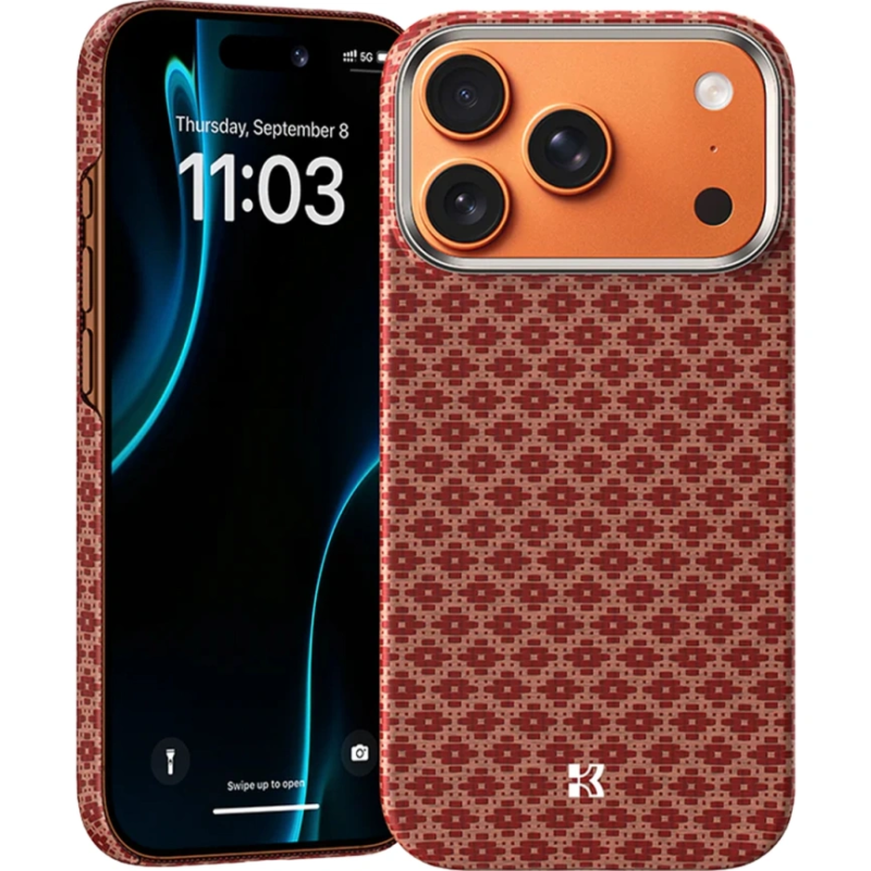 Чехол кевларовый Benks ArmorAir ArmorGrid iPhone 17 Pro Max Оранжевый