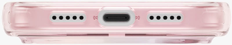 Чехол Uniq для iPhone 17 Pro Iridescia (holographic) (Magsafe), Розовый