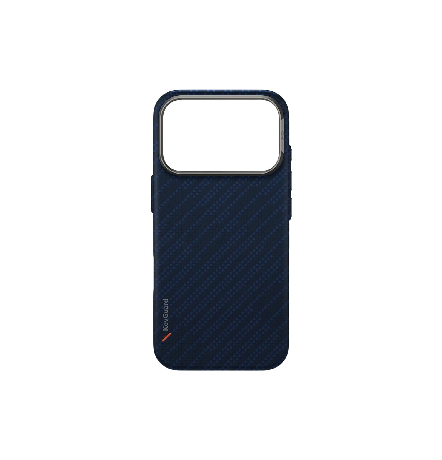 Чехол Uniq для iPhone 17 Pro KEVA EDGE Full Kevlar (MagSafe), Синий