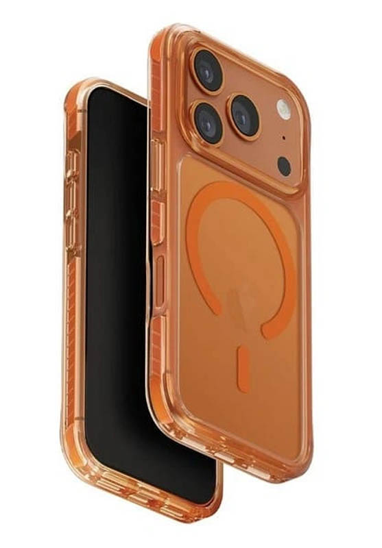 Чехол Uniq Combat для iPhone 17 Pro (MagSafe), Volt Orange