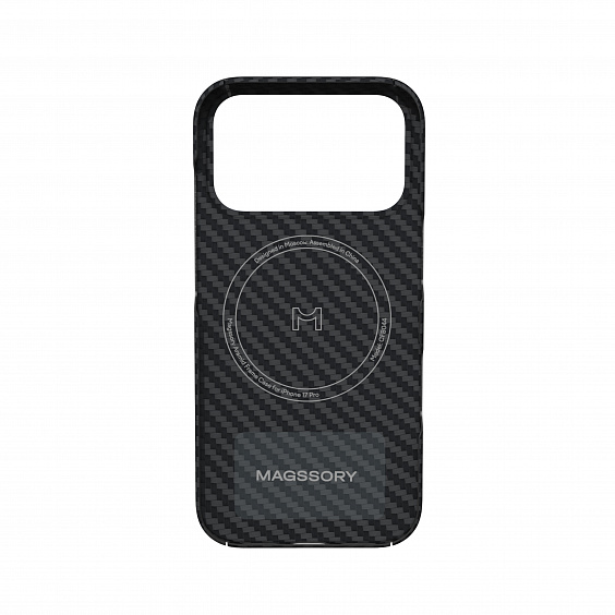 Magssory Aramid Frame Case for iPhone 17 Pro midnight