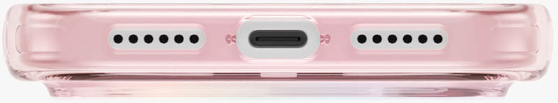 Чехол Uniq для iPhone 17 Pro Max Iridescia (holographic) (Magsafe), Розовый