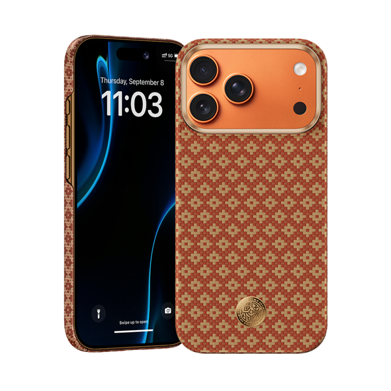 Чехол кевларовый Benks ArmorAir ArmorGrid iPhone 17 Pro Max Золото