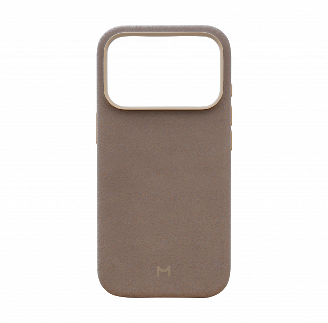 Чехол Magssory Eco-Leather Case для iPhone 17 Pro Max с MagSafe, Латте