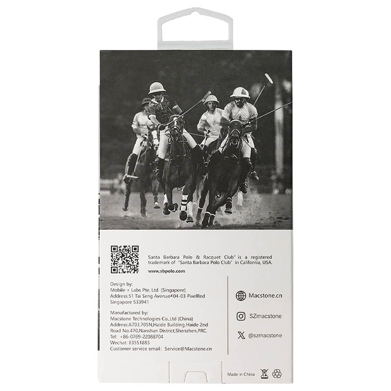 Чехол SANTA BARBARA для iPhone 17 Pro Augus Magsafe, Темно-синий