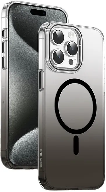 Чехол Keephone для iPhone 15 Pro MagSafe Aurora Pro, Черный