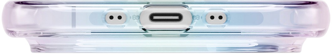 Чехол Uniq для iPhone 17 Air Iridescia (holographic) Holo Quartz (Magsafe), Радужный